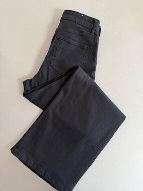 Zara ZW Collection Wide Leg Jeans | Black | High Rise | Full Length | Size 8